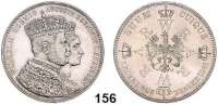 Deutsche Münzen und Medaillen,Preußen, Königreich Wilhelm I. 1861 - 1888 Krönungstaler 1861 A.  Kahnt 385.  Old. 403.  AKS 116.  Jg. 87.  Thun 265.  Dav. 778.  Die Krönung fand zum 30. Geburtstag des Thronfolgers statt.