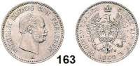 Deutsche Münzen und Medaillen,Preußen, Königreich Wilhelm I. 1861 - 1888 1/6 Taler 1864 A.  Old. 409.  AKS 100.  Jg. 91.
