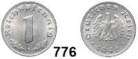 R E I C H S M Ü N Z E N,Alliierte Besetzung 1 Reichspfennig 1946 G. Jaeger 373 b.