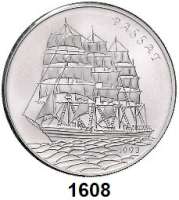 AUSLÄNDISCHE MÜNZEN,Guinea - Bissau  20.000 Pesos 1993 (Silberunze).  Schön 36 a.  KM 34.  Dreimastvollschiff 