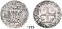 AUSLÄNDISCHE MÜNZEN,Portugal Johann als Prinzregent 1799 - 1816 400 Reis 1800.  Kahnt 9.