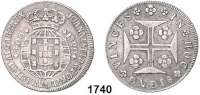 AUSLÄNDISCHE MÜNZEN,Portugal Johann VI. 1816 - 1826 400 Reis 1820.  Kahnt 25.  KM 358.