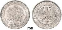 R E I C H S M Ü N Z E N,Weimarer Republik 5 Reichsmark 1931 A. Jaeger 331. Eichbaum.