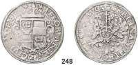 Deutsche Münzen und Medaillen,Emden, Stadt Ferdinand II. 1619 - 1637 Gulden zu 28 Stüber o.J.  20 g.  Mit Titel Ferdinand II.  Dav. 507.