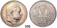 M E D A I L L E N,Personen Hindenburg, Paul von Silbermedaille 1927 Mzz. D (München, Karl Goetz). Zum 80. Geburtstag. Kienast 386. 36 mm. 24,87 g. Rand : BAYER. HAUPTMÜNZAMT SILBER 900f. Kienast 386.