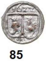 Deutsche Münzen und Medaillen,Brandenburg - Preußen Georg Wilhelm 1619 - 1640 Kipper-Hohlpfennig 1622 Frankfurt/Oder.  0,36 g.  Bahrfeldt 690 d.
