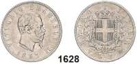 AUSLÄNDISCHE MÜNZEN,Italien Viktor Emanuel II. (1849) 1861 - 1878 2 Lire 1863 T, Turin.  Kahnt 8.  KM 6 a.2.