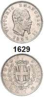 AUSLÄNDISCHE MÜNZEN,Italien Viktor Emanuel II. (1849) 1861 - 1878 1 Lira 1863 M.  Kahnt 7.  KM 5 a.1.