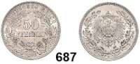 R E I C H S M Ü N Z E N,Kleinmünzen 50 Pfennig 1896 A. Jaeger 15.