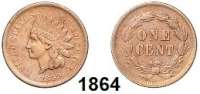 AUSLÄNDISCHE MÜNZEN,U S A  Cent 1859.  Kahnt  Schön 55.  KM 87.